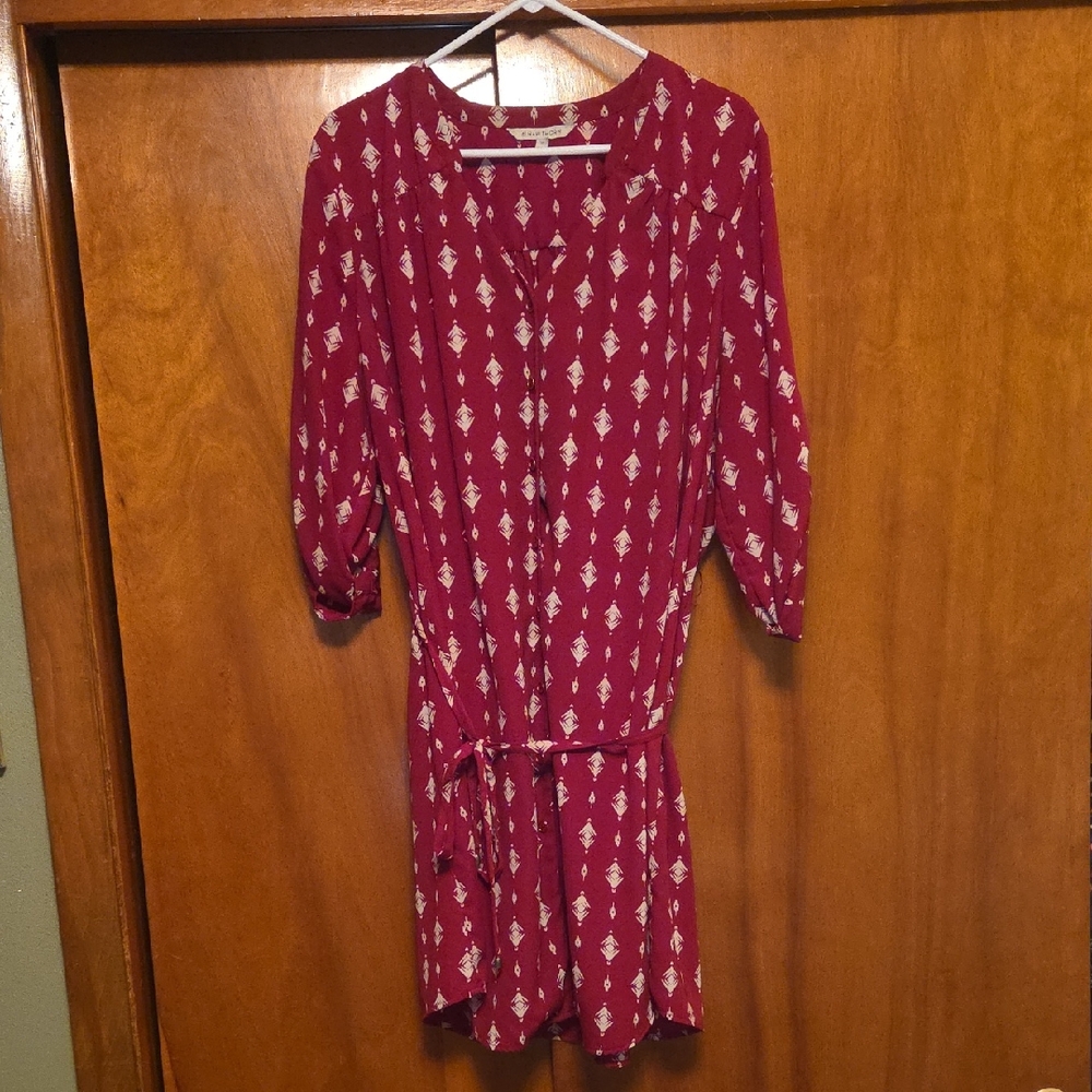 41 Hawthorn Red and White Mini Dress